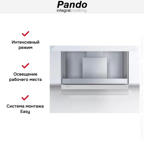 Встраиваемая вытяжка Pando TIS/60 CR.BLANCO V.850