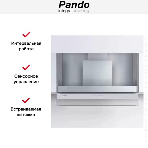 Встраиваемая вытяжка Pando TIS/90 CR.BLANCO V.850