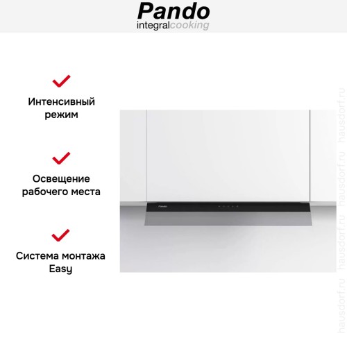 Встраиваемая вытяжка Pando TIS/90 CR.NEGRO V.850