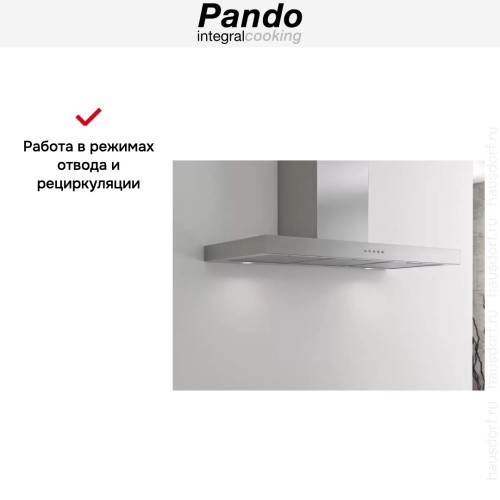 Вытяжка Pando P-823/90 IX V.850 SEC