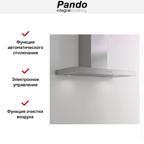 Вытяжка Pando P-823N/90 IX V.850 ECO SEC PLUS