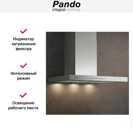 Вытяжка Pando P-825/60 IX V.850 ECO SEC PLUS