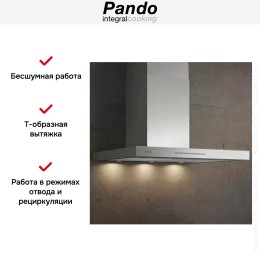 Вытяжка Pando P-825/60 IX V.850 ECO SEC PLUS
