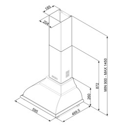 Вытяжка Smeg KC16POE