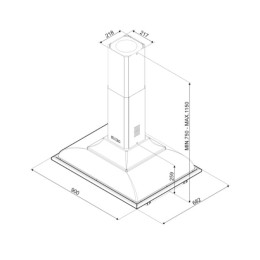 Вытяжка Smeg KCI19AOE