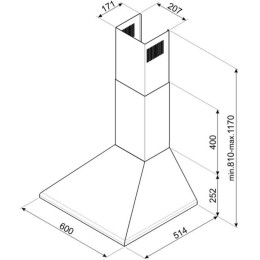 Вытяжка Smeg KSED65PE