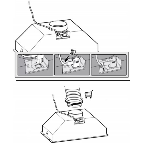 Встраиваемая вытяжка Smeg KSG70HE