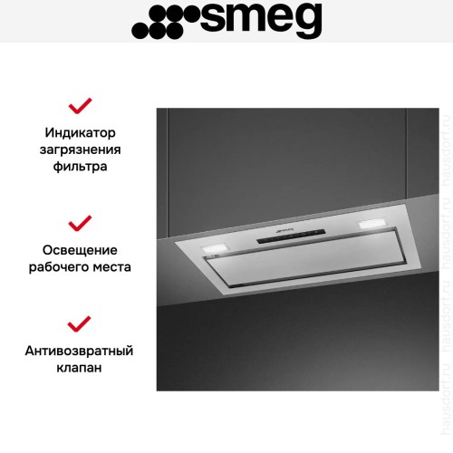 Встраиваемая вытяжка Smeg KSG6P4X