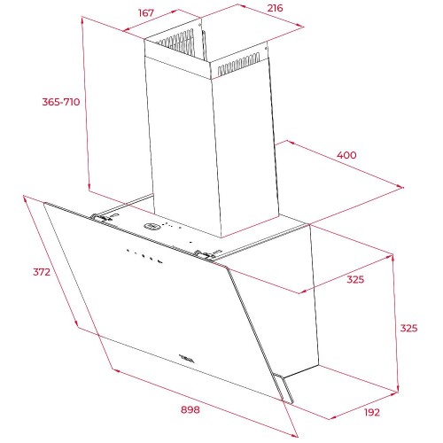 Вытяжка Teka DVN 94030 TTC WHITE