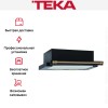 Встраиваемая вытяжка Teka LS 60 ANTHRACITE-BRASS