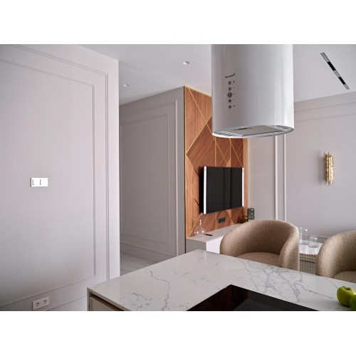 Островная вытяжка Weissgauff Tubus 1402 Island White купить в Москве и Санкт-Петербурге