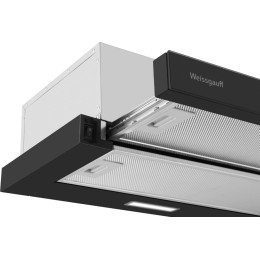 Встраиваемая вытяжка Weissgauff TEL 600 2M Black Glass