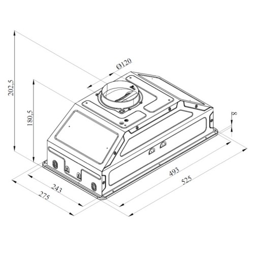 Встраиваемая вытяжка Zigmund Shtain K 356.51 S