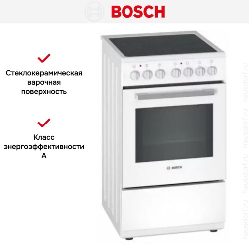 Отдельностоящая электрическая плита BOSCH HKG150020R купить в Москве и Санкт-Петербурге