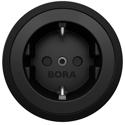 Розетка тип F All Black BORA USTFAB купить в Москве и Санкт-Петербурге