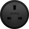 Розетка тип G All Black BORA USTGAB купить в Москве и Санкт-Петербурге