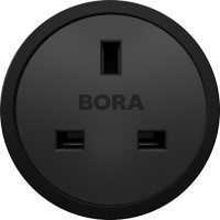 Розетка тип G All Black BORA USTGAB