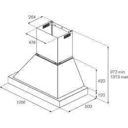 Декоративный короб Bertazzoni KC48HERTAV