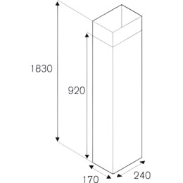 Декоративный кожух Bertazzoni 901262