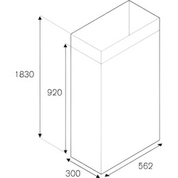 Декоративный кожух Bertazzoni 901263