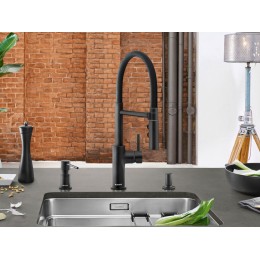 Дозатор для жидкого мыла Blanco Lato 525789 черный матовый