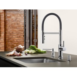 Дозатор для жидкого мыла Blanco Lato хром 525808