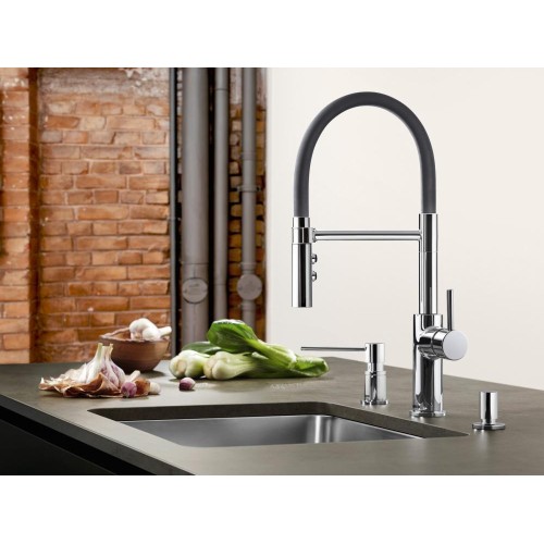 Дозатор для жидкого мыла Blanco Lato хром 525808