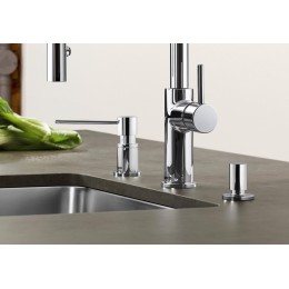 Дозатор для жидкого мыла Blanco Lato сатин темная сталь 527743