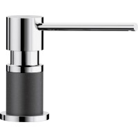 Дозатор для жидкого мыла Blanco Lato Silgranit 525810 антрацит Дозатор для жидкого мыла Blanco Lato Silgranit 525810 антрацит