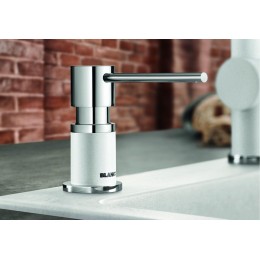 Дозатор для жидкого мыла Blanco Lato Silgranit белый 525814