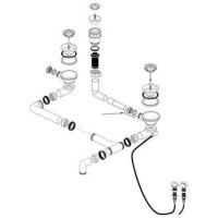 Комплект сливной арматуры для моек Blanco Delta, Mega 224813