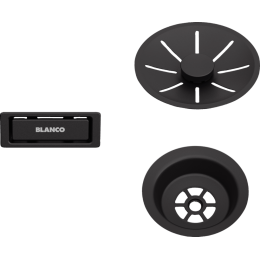 Набор декоративных элементов Blanco C-overflow и InFino® черный матовый одна чаша 239975
