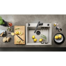 Набор декоративных элементов Blanco C-overflow и InFino® черный матовый одна чаша 239975