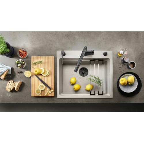 Набор декоративных элементов Blanco C-overflow и InFino® черный матовый одна чаша 239975 купить в Москве и Санкт-Петербурге