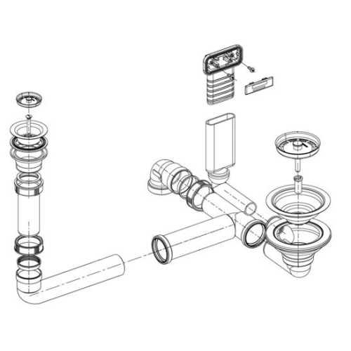 Отводная арматура для мойки Blanco 225079