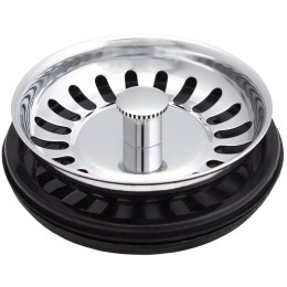 Металлическое ситечко для вставки в горловину Bone Crusher LB9143-CP хром