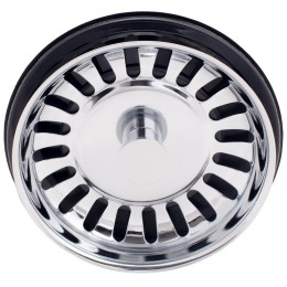 Металлическое ситечко для вставки в горловину Bone Crusher LB9143-CP хром