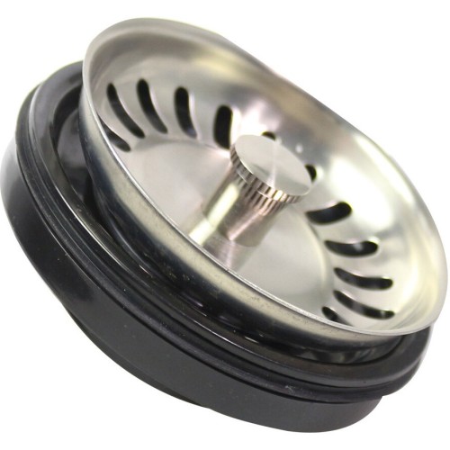 Металлическое ситечко для вставки в горловину Bone Crusher LB9143-CP хром