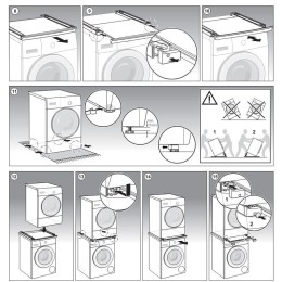 Соединительный элемент с выдвижной пололкой Bosch WTZ27500