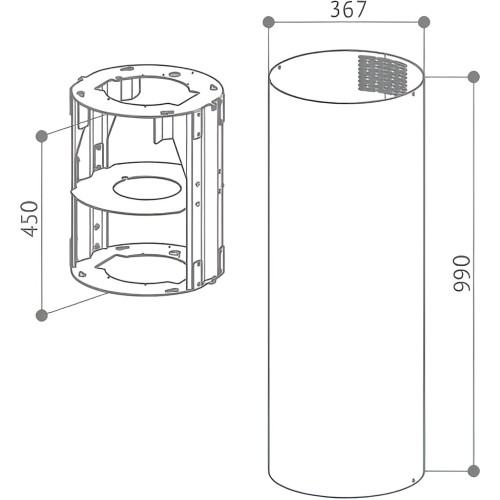 Дополнительный короб Faber 112.0286.014