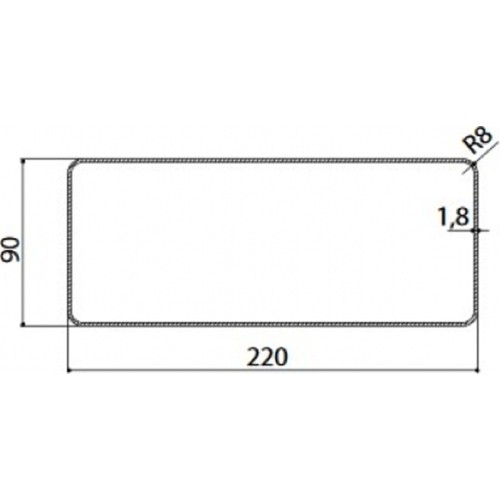 Воздуховод Faber 1200 220х90