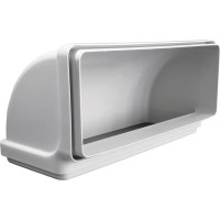Воздуховод вертикальный угловой Faber CRV90 220х90мм