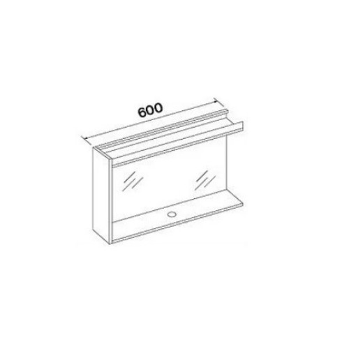 Модуль с вырезом под смеситель Falmec BROOKLYN 60 KACL.1060#NF