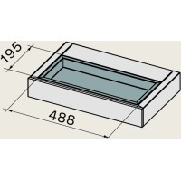 Ёмкость для растений Falmec для полки 60 см KACL.459#3F