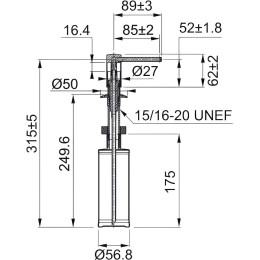 Дозатор для мыла Franke Comfort 119.0578.744