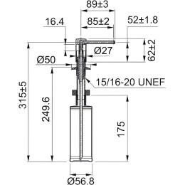 Дозатор для мыла Franke Comfort 119.0578.745