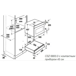 Выдвижной ящик Kuppersbusch CSZ 6800.0 без стеклянного фронта