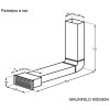 Комплект воздуховодов с фильтром Maunfeld MIDS604+CF312MW купить в Москве и Санкт-Петербурге