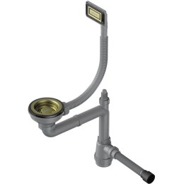 Арматура для одночашевых моек с универсальным прямоугольным переливом Omoikiri WK-1-UN LG