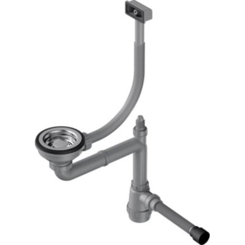 Арматура для одночашевых моек со скрытым прямоугольным переливом Omoikiri WK-1-S IN